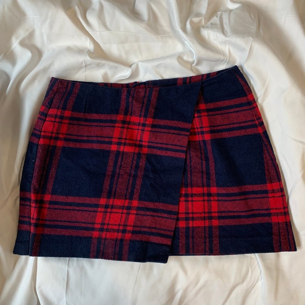 H&M Plaid Mini-Skirt Size US 6